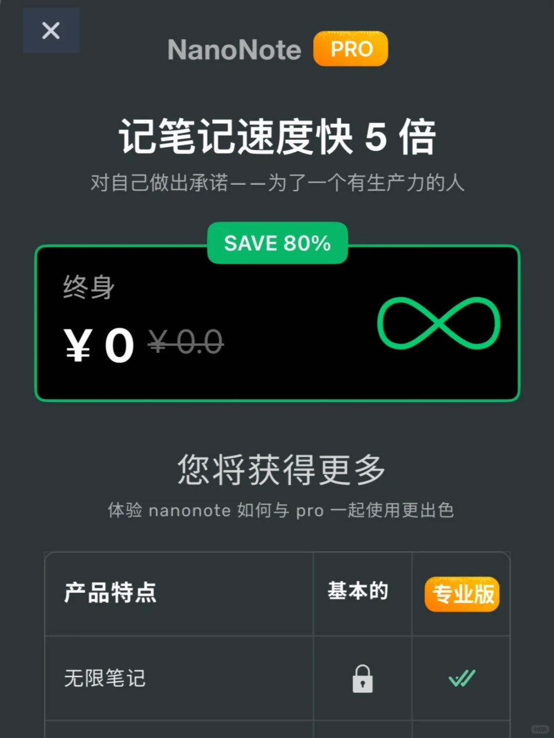 又一个备忘录笔记APP终身限免，速下🎉🎉