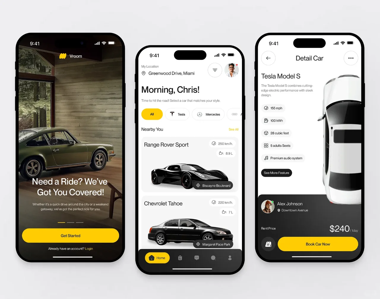 优秀UI设计分享-汽车类app界面设计