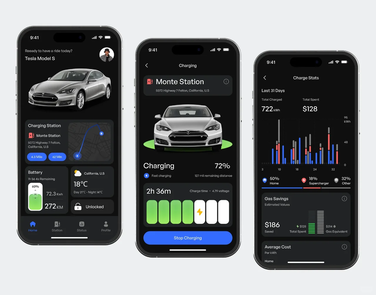 优秀UI设计分享-汽车类app界面设计