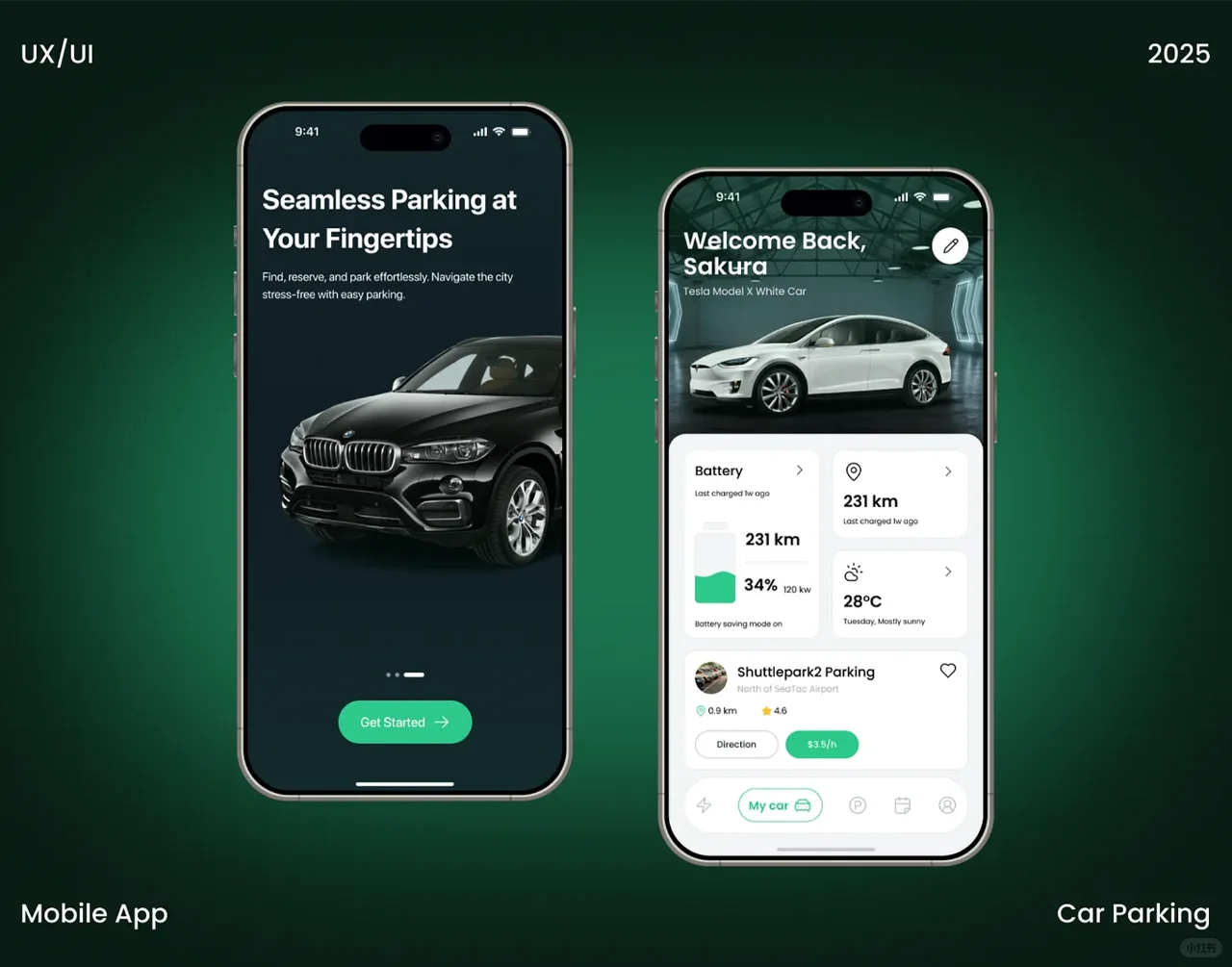 优秀UI设计分享-汽车类app界面设计