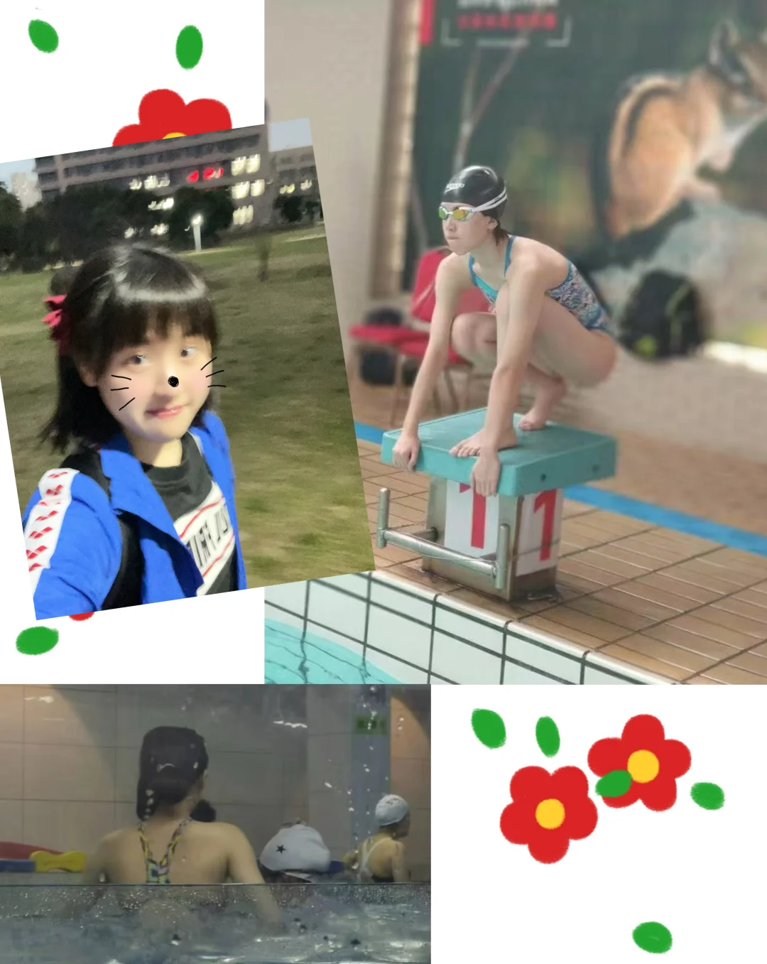 福州19岁女大学生当游泳教练挣生活费