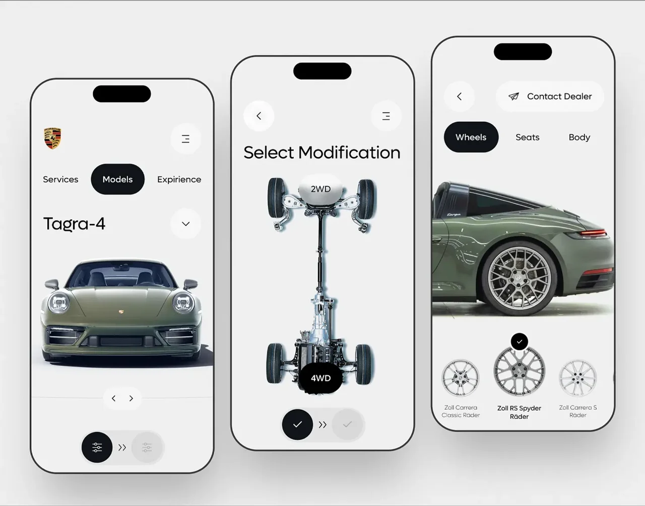优秀UI设计分享-汽车类app界面设计