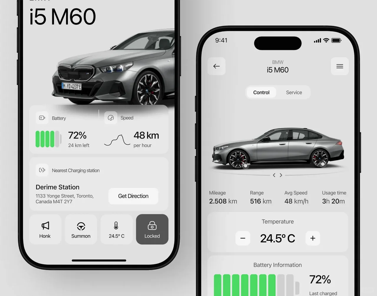 优秀UI设计分享-汽车类app界面设计