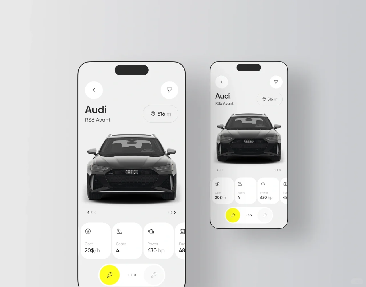 优秀UI设计分享-汽车类app界面设计