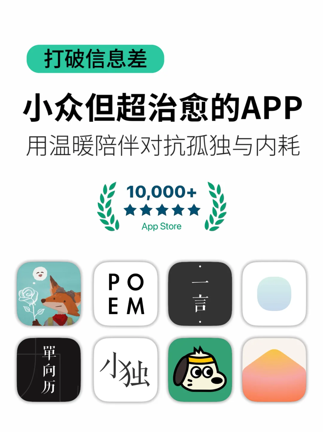 8个超治愈小众温暖APP | 焦虑与内耗小救星