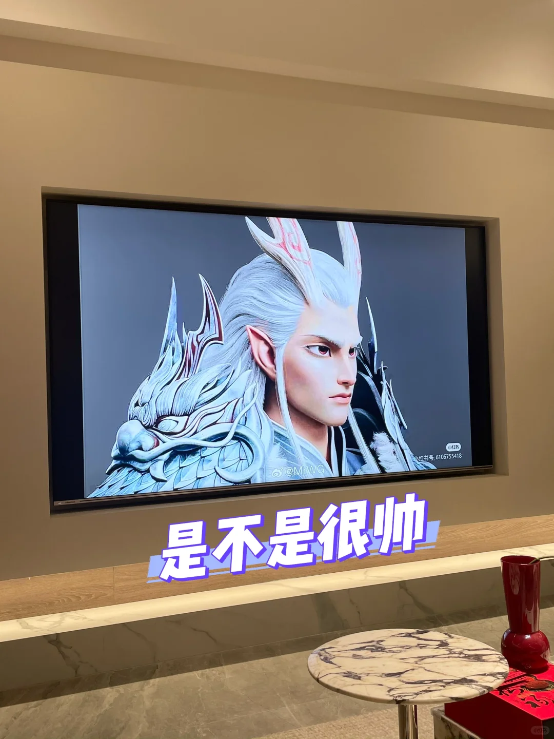 太炸裂了!98寸大屏电视看#哪吒