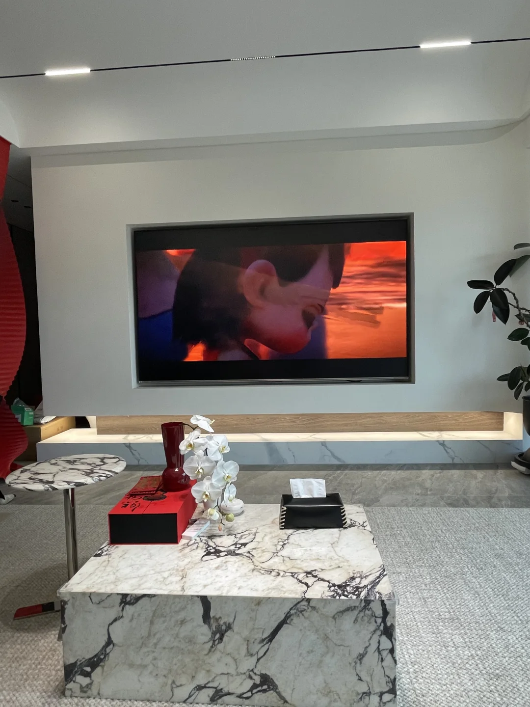 太炸裂了!98寸大屏电视看#哪吒