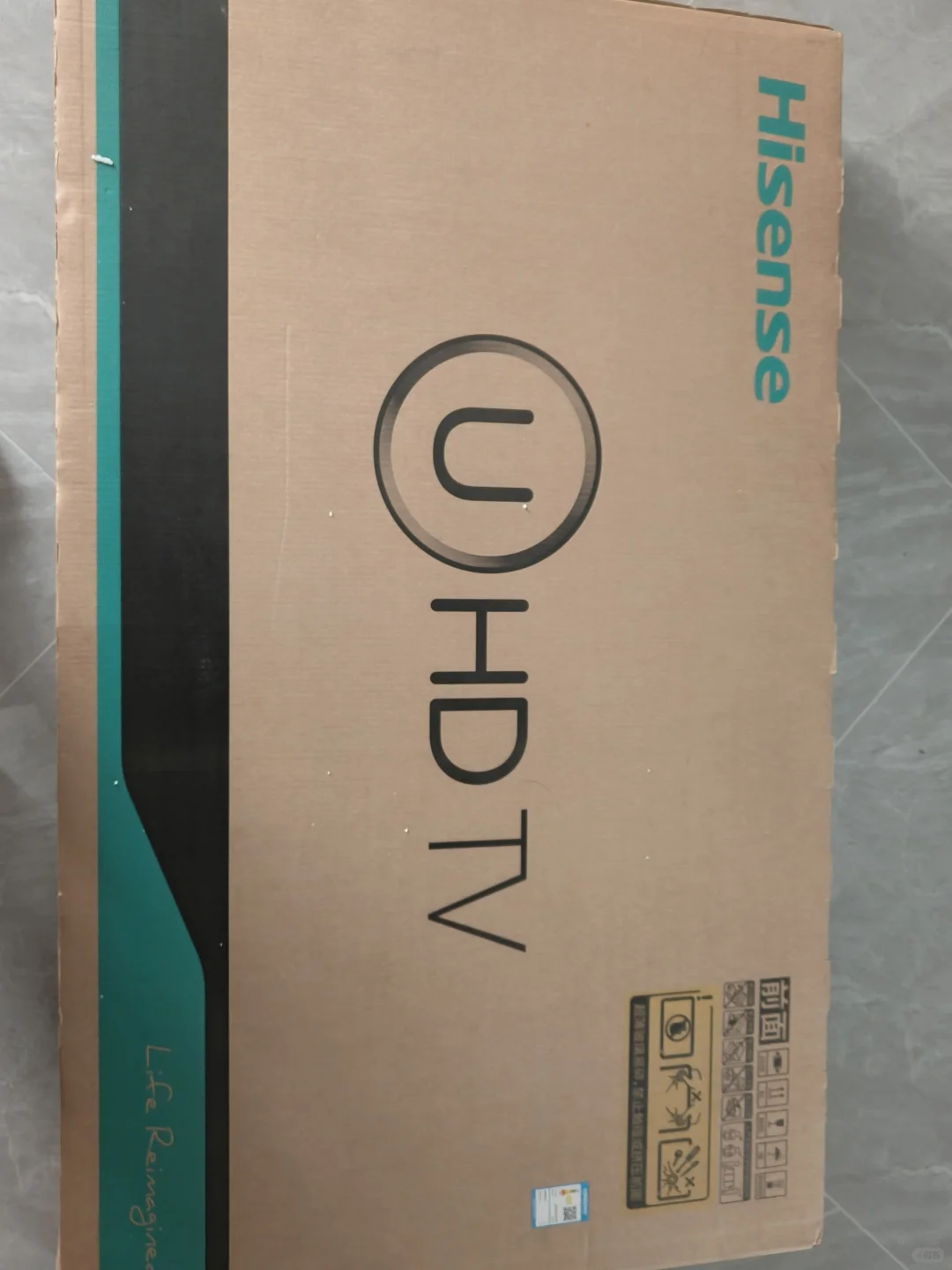 海信电视纸箱65寸，内里完整