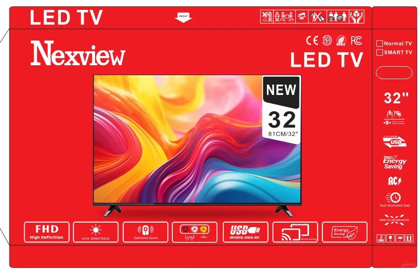 最新电视机纸箱设计图