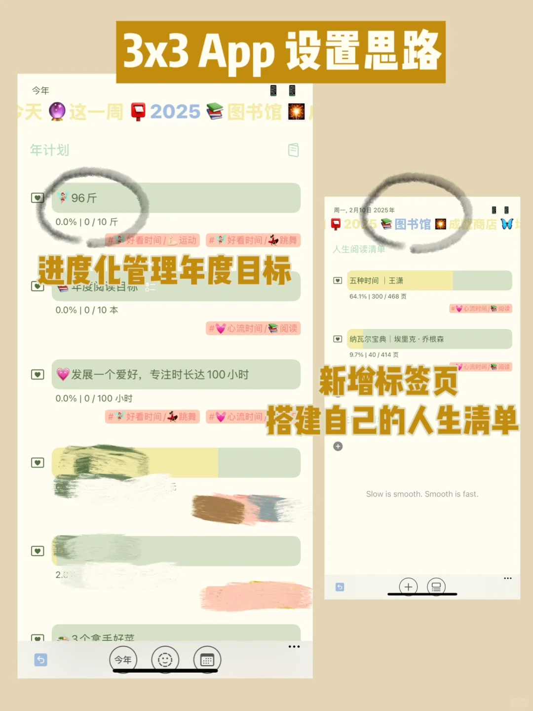 重拾时间管理 | 终于设置好了我的 3x3App✨