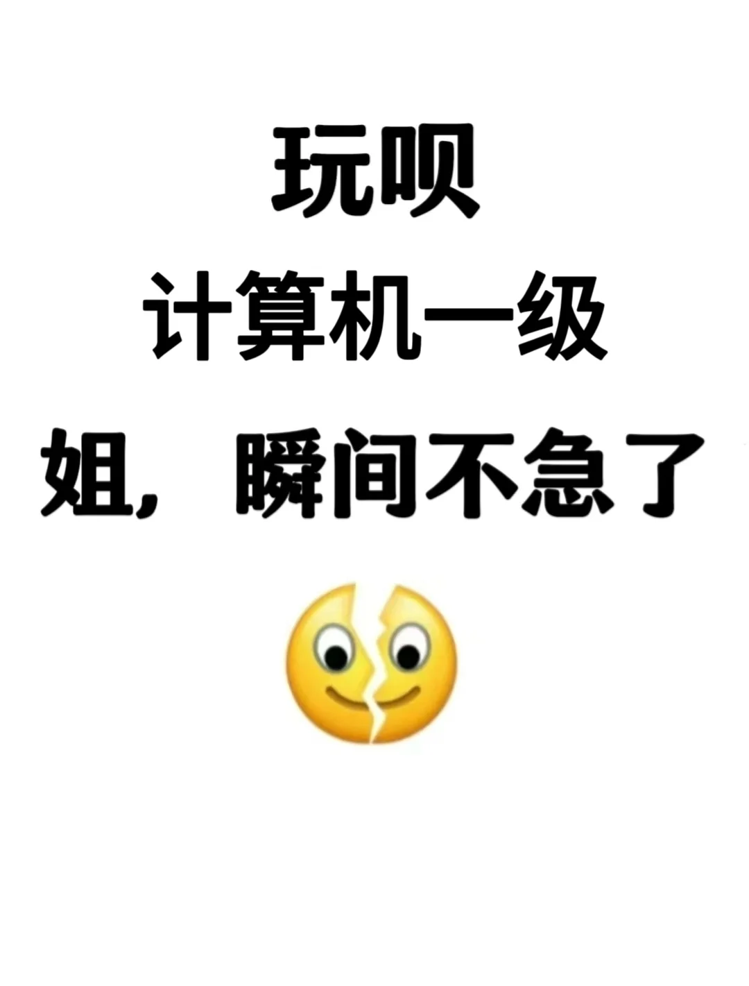 一个很变态…但可以过线计算机一级的APP