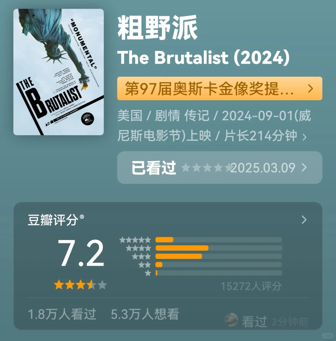 🎬百部电影计划19|粗野派