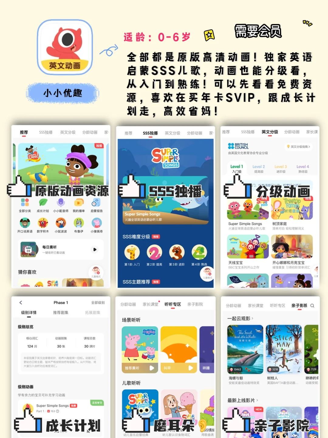 2-8岁在家启蒙早教不可错过的早教app‼️