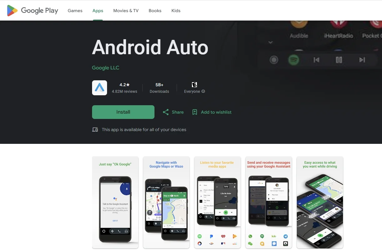 Android Auto支持哪些手机型号？