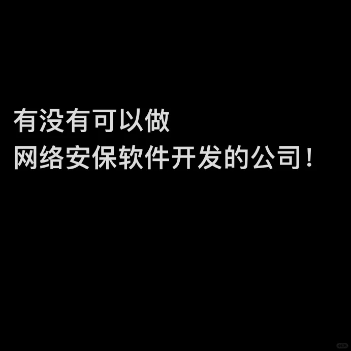 网络安保软件开发公司哪家强？