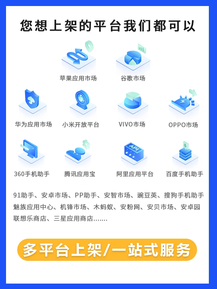 app上架苹果谷歌安卓应用市场周期