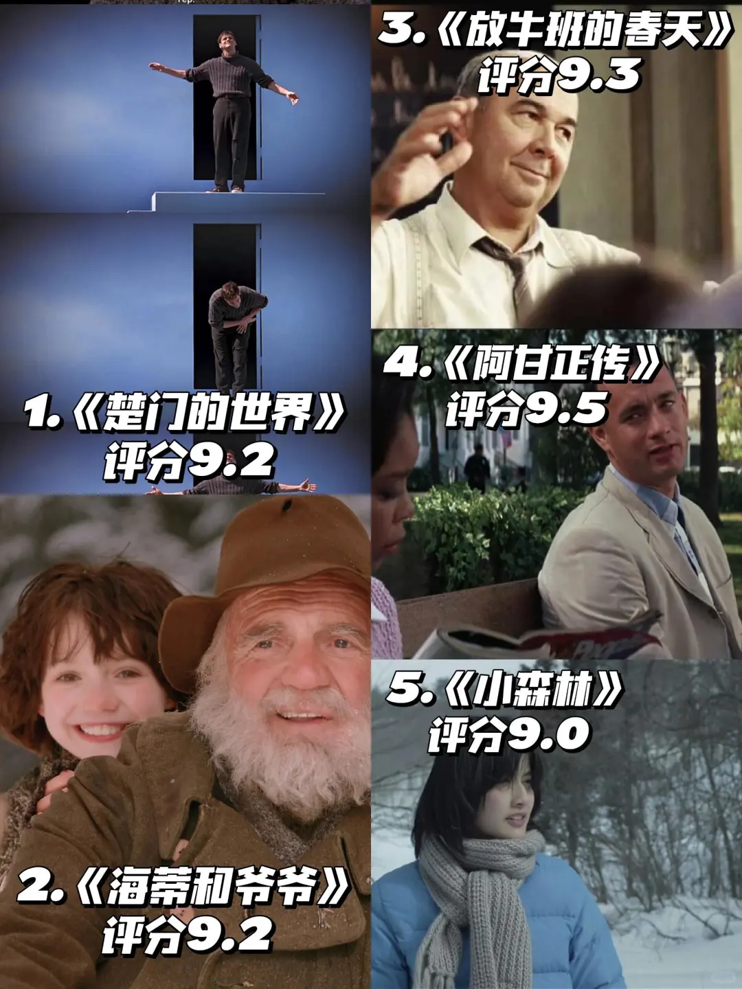 人生必看的35部电影🎬经典高分🔥