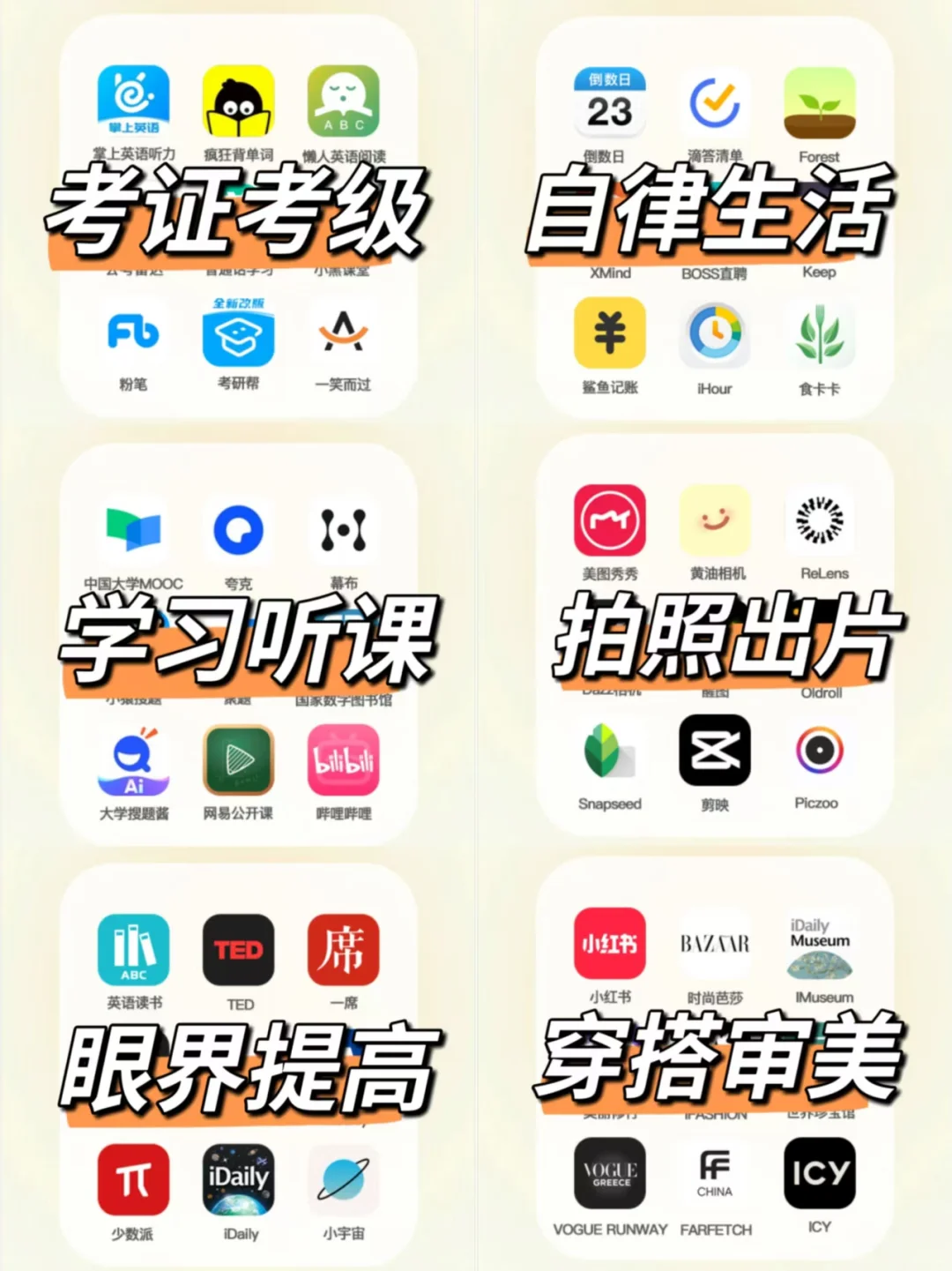 2025女大学生手机里的宝藏APP合集！