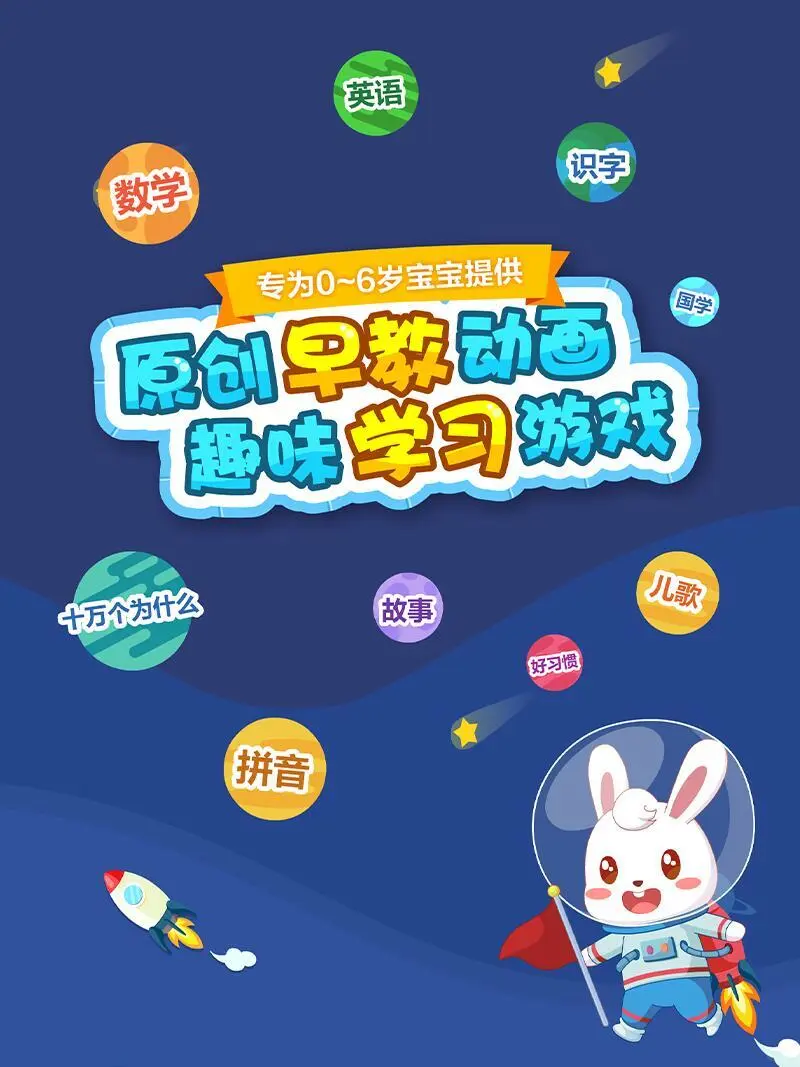 大班孩子们的最爱—贝小兔启蒙app #兔小贝