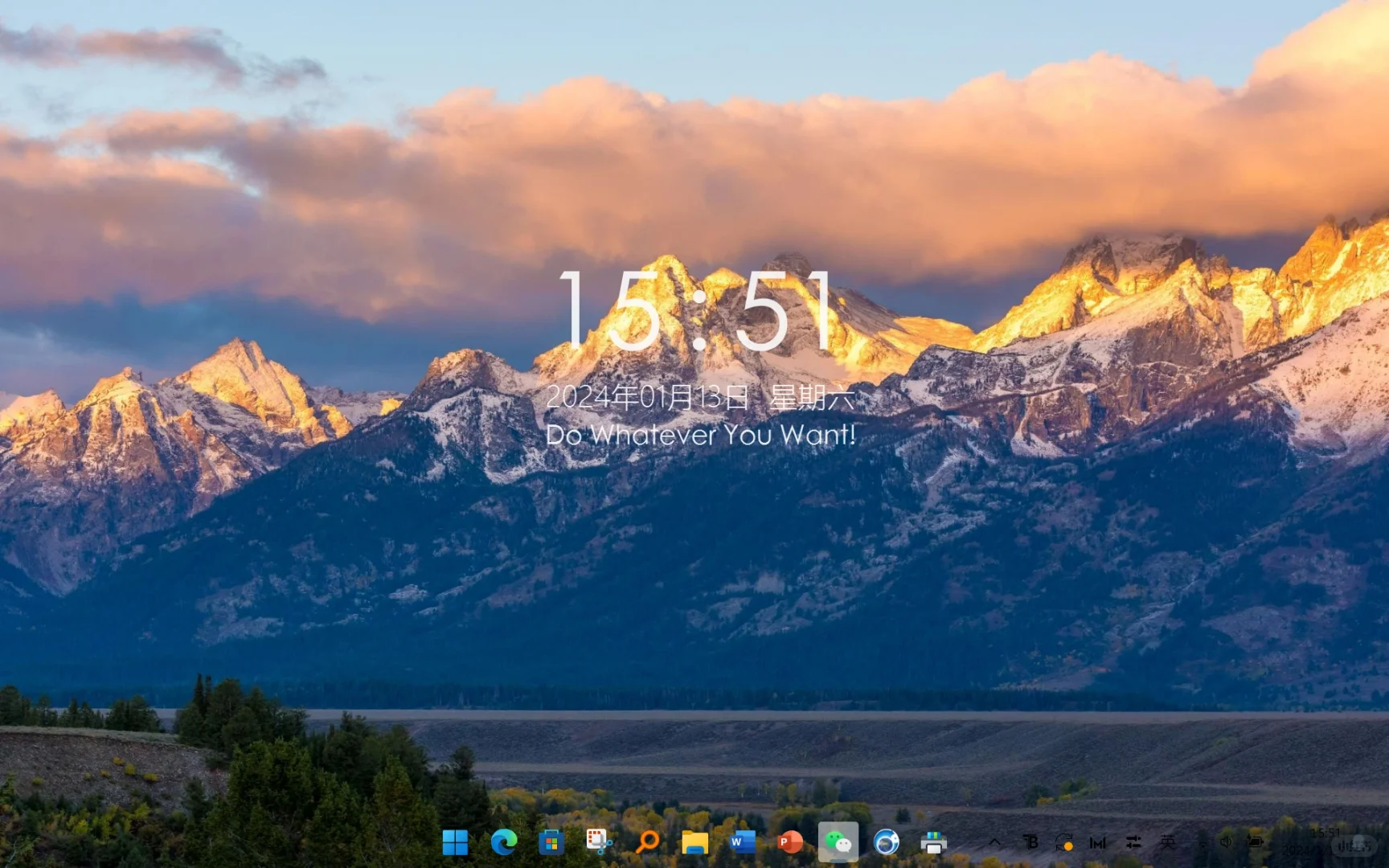 太喜欢win11时钟桌面了，不会卡顿