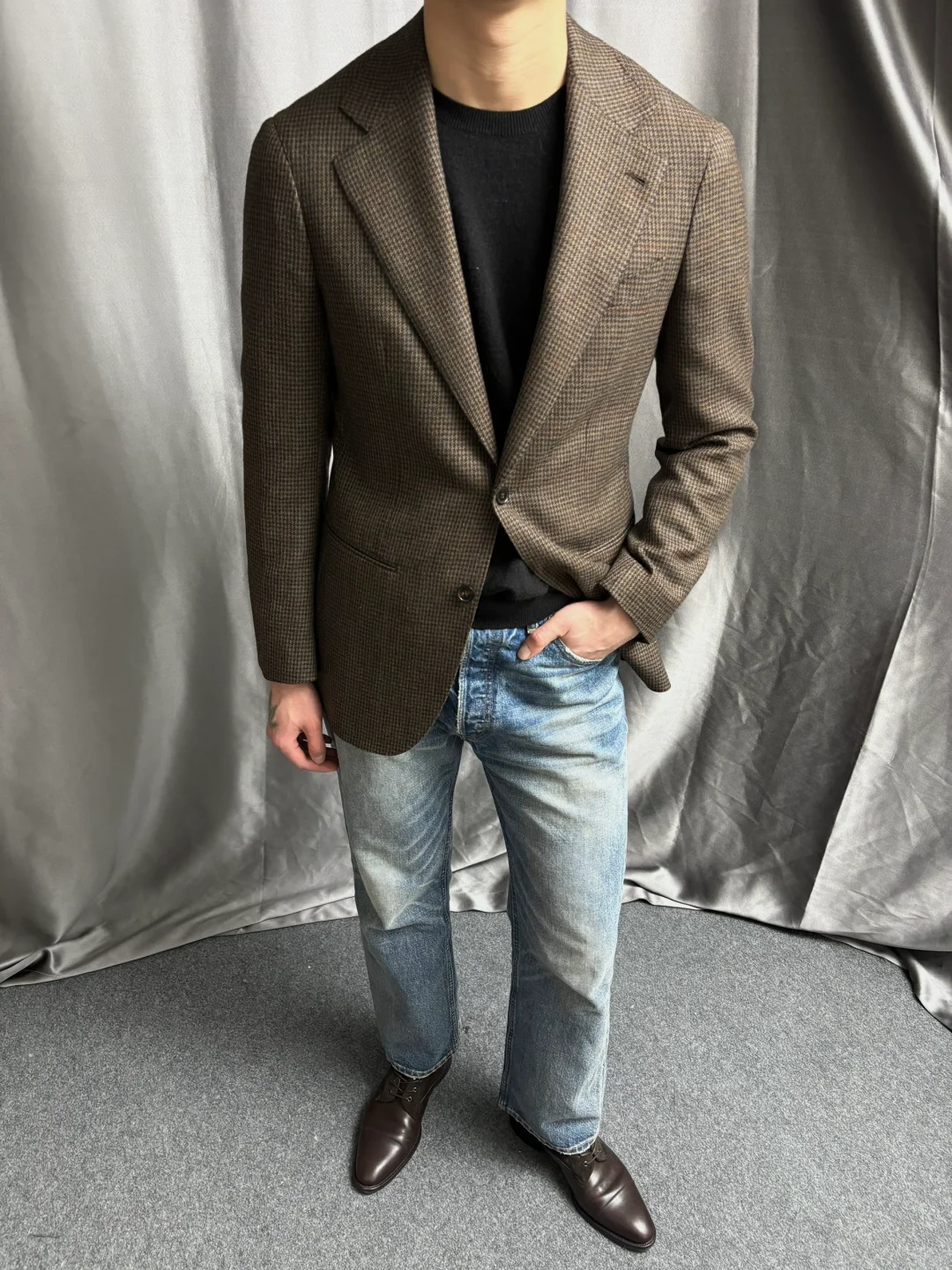 优秀产品！ACME CULITUM千鸟格格纹西装测评！