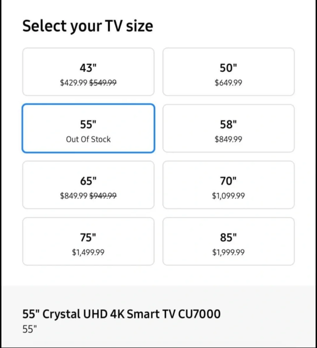 谁来带走 全新 三星电视 谢