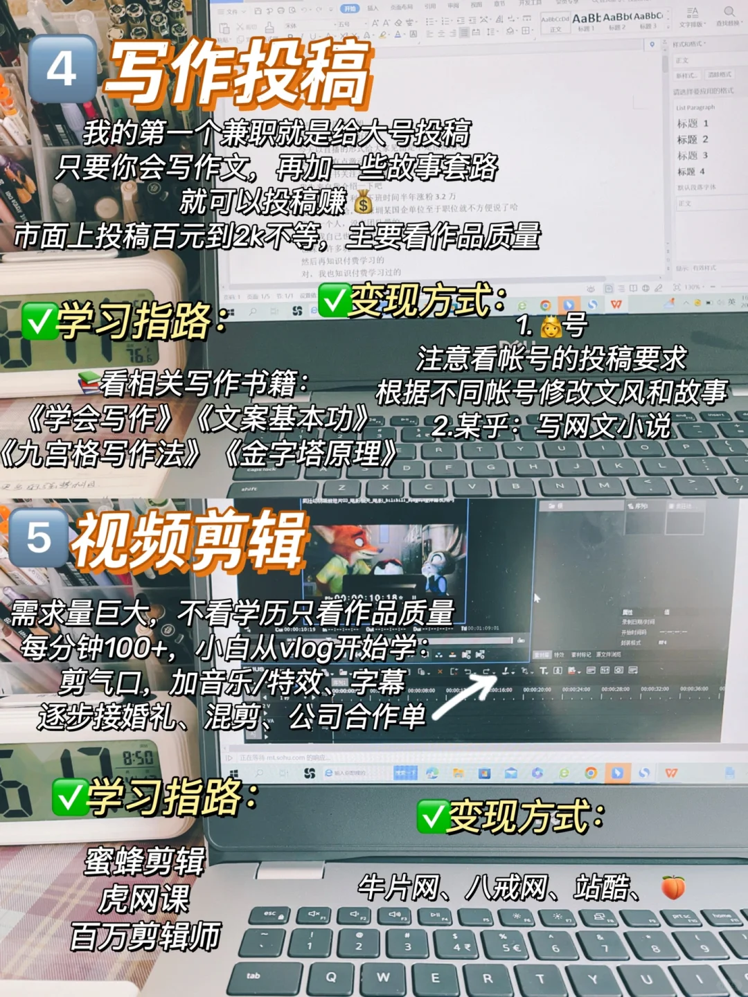 2024年狠狠搞💰，适合女生九种低门槛副业‼️