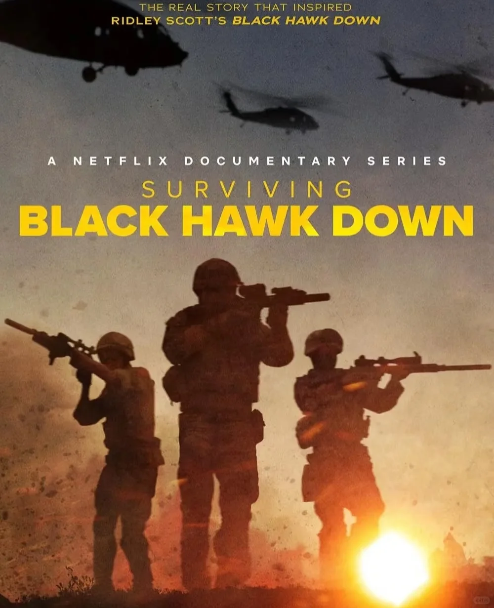 Netflix新剧《黑鹰坠落:死里逃生》今日上线