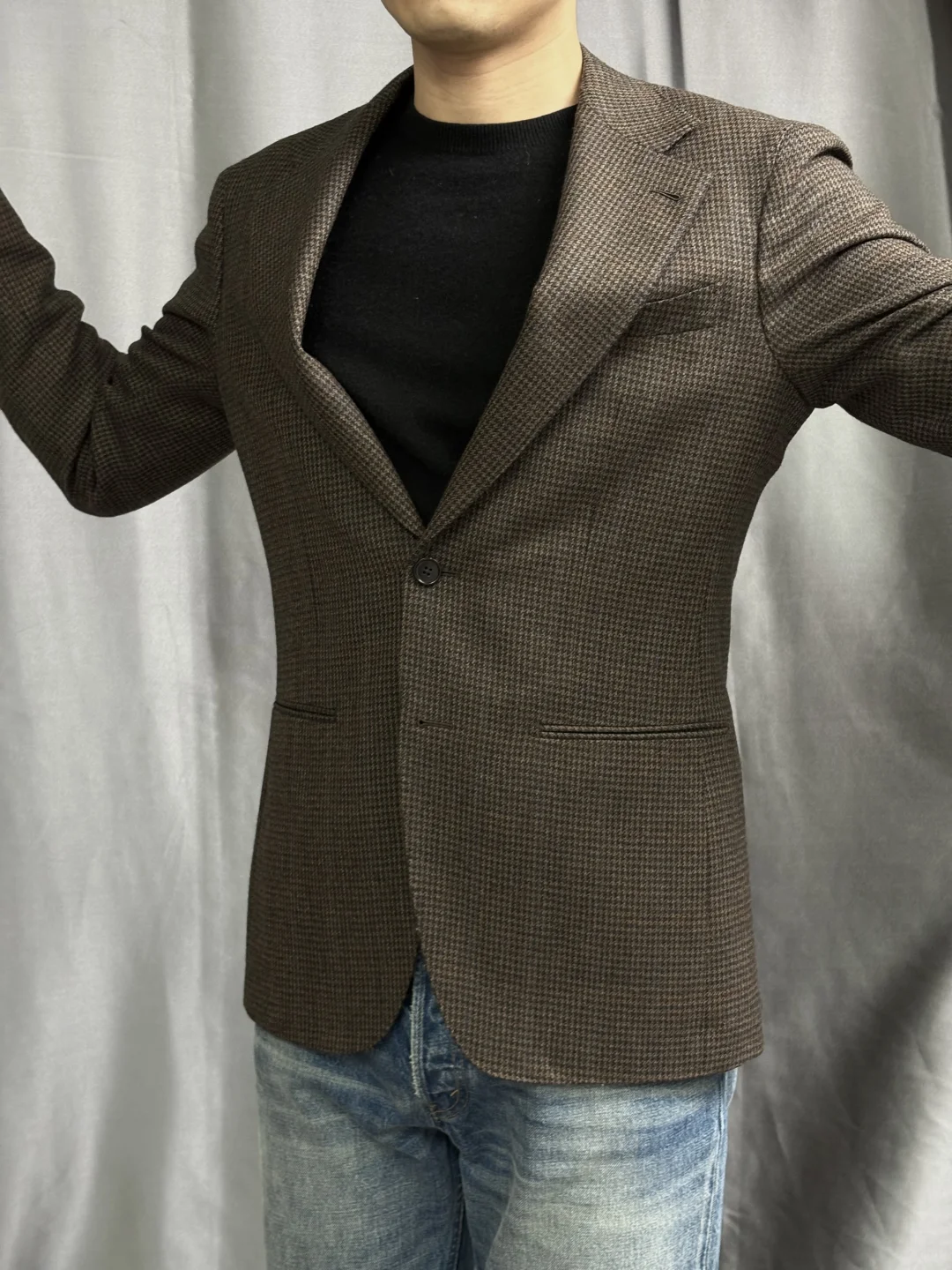 优秀产品！ACME CULITUM千鸟格格纹西装测评！