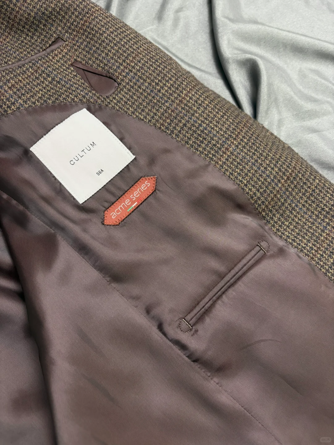 优秀产品！ACME CULITUM千鸟格格纹西装测评！