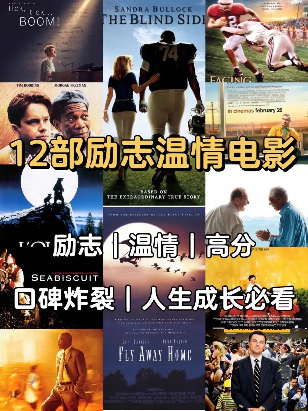 12部励志温情电影、看完后劲很大