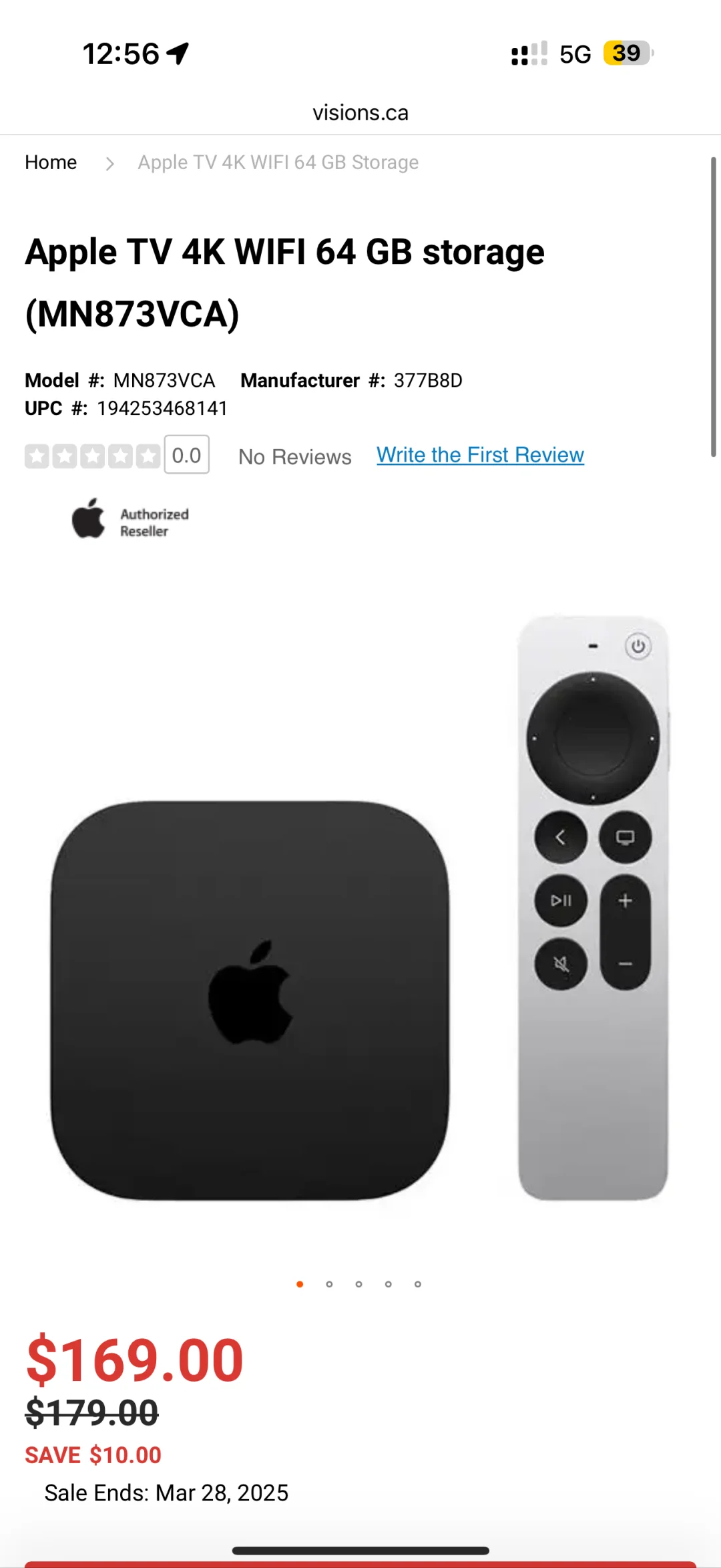 多伦多全网收一个apple tv盒子