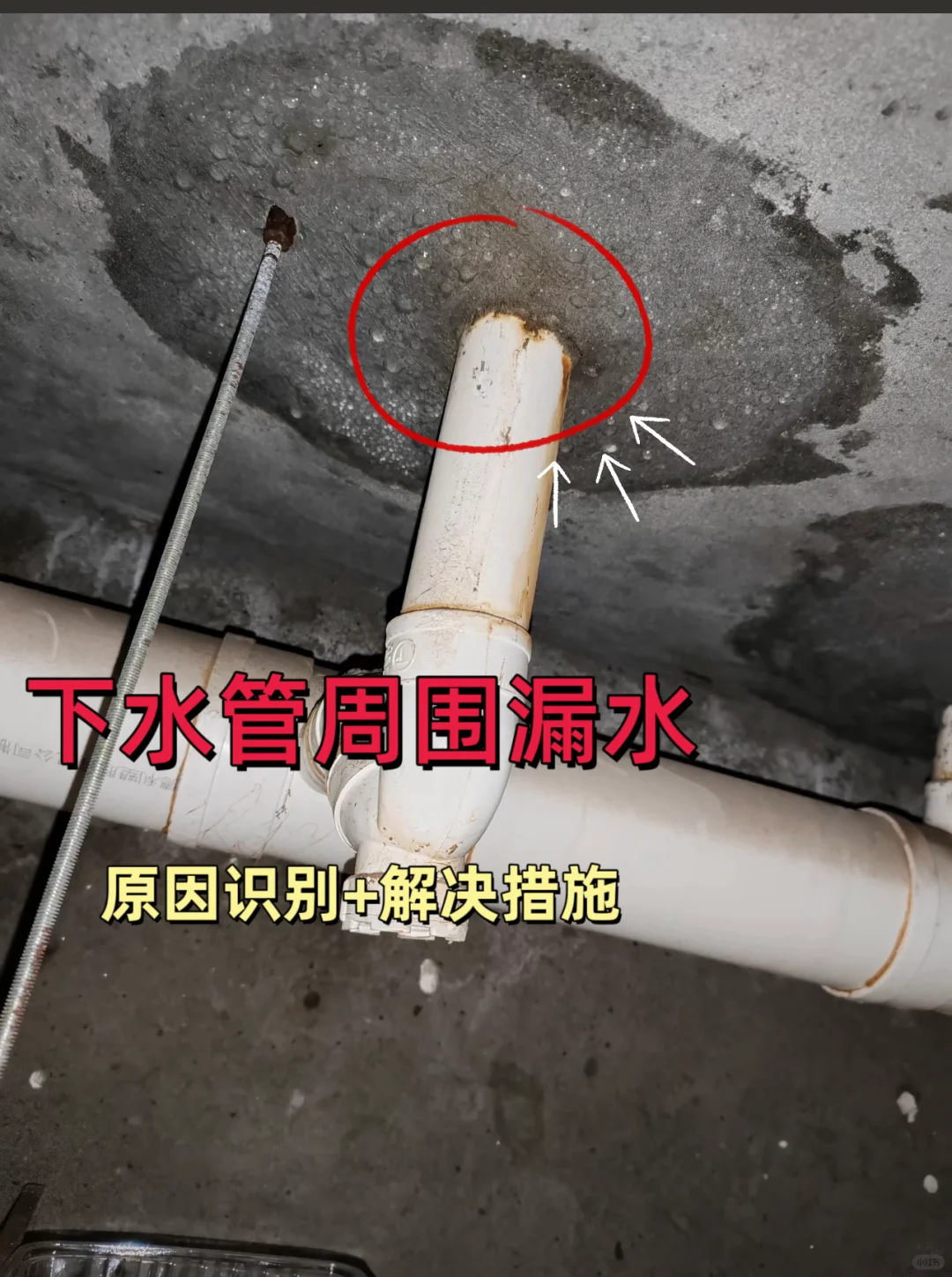 下水管周围漏水找不到原因✨4步教你解决❗