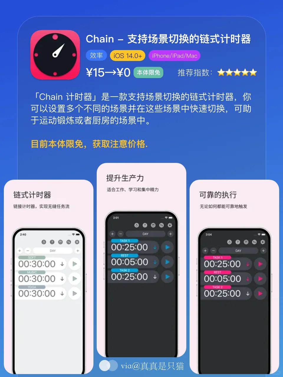 App Store今日限免｜¥1047→¥0｜白嫖！