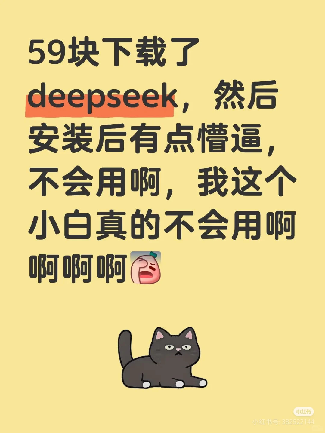 59 买了 deepseek 不会用啊