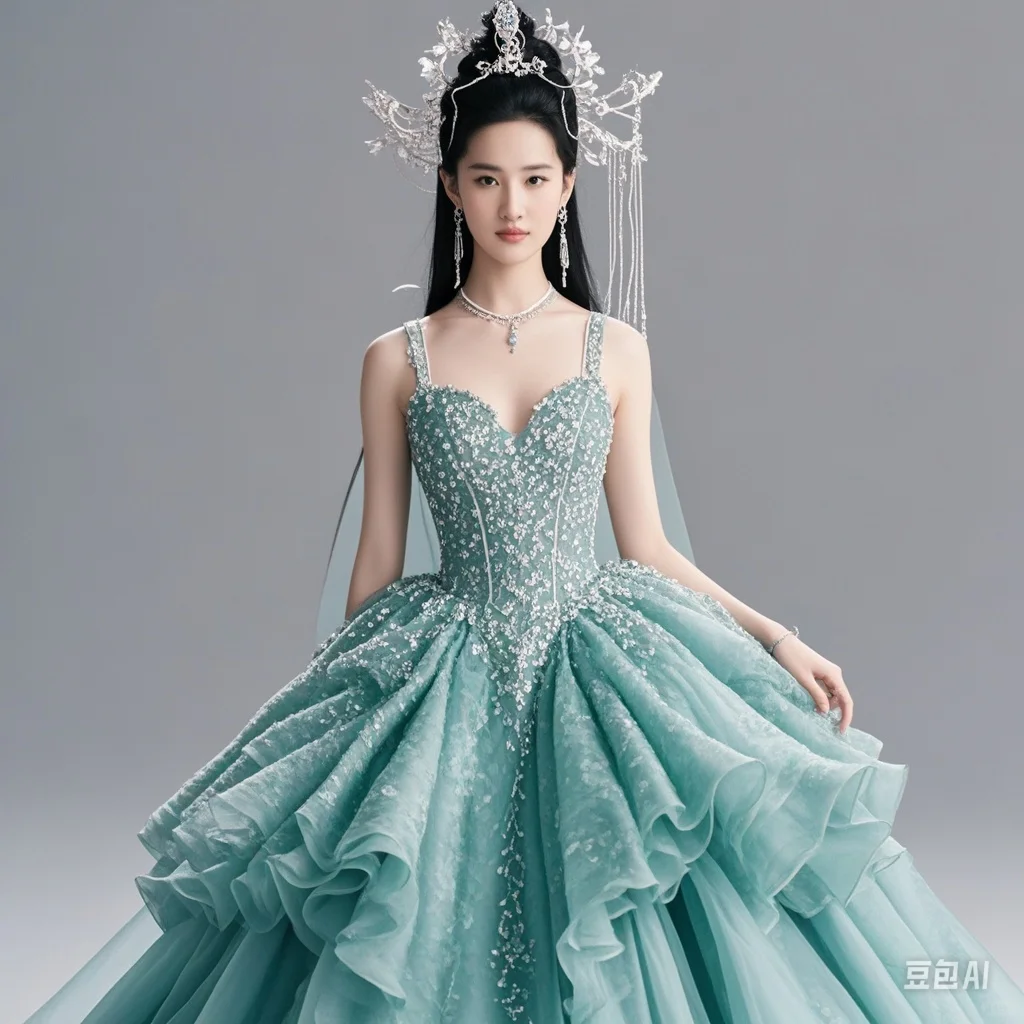 青色的菲菲公主，真的太美了😱😱😱