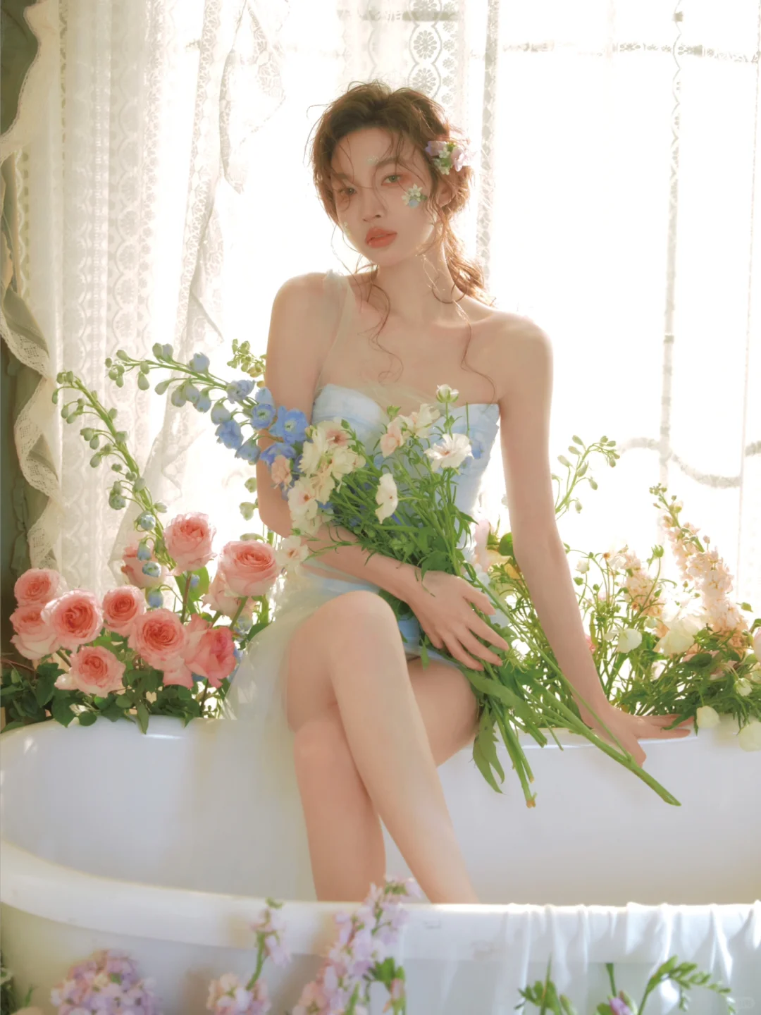 浪漫人间总是蓄满鲜花💐｜纯欲感拉满