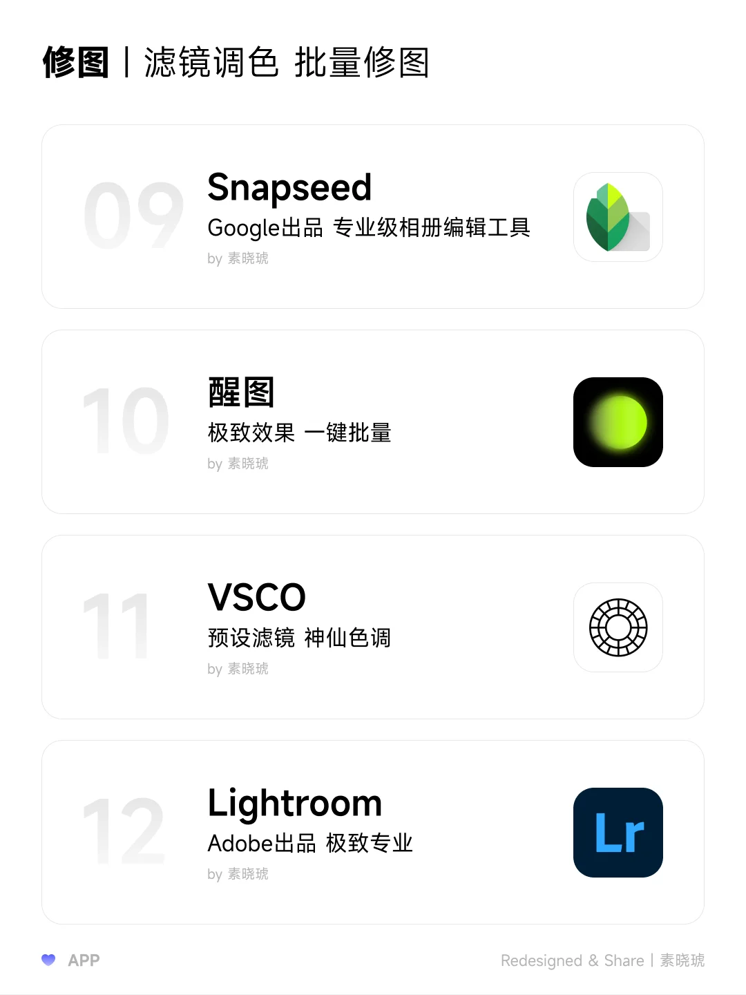 博主自用16款APP|拍照、修图、排版 一条龙