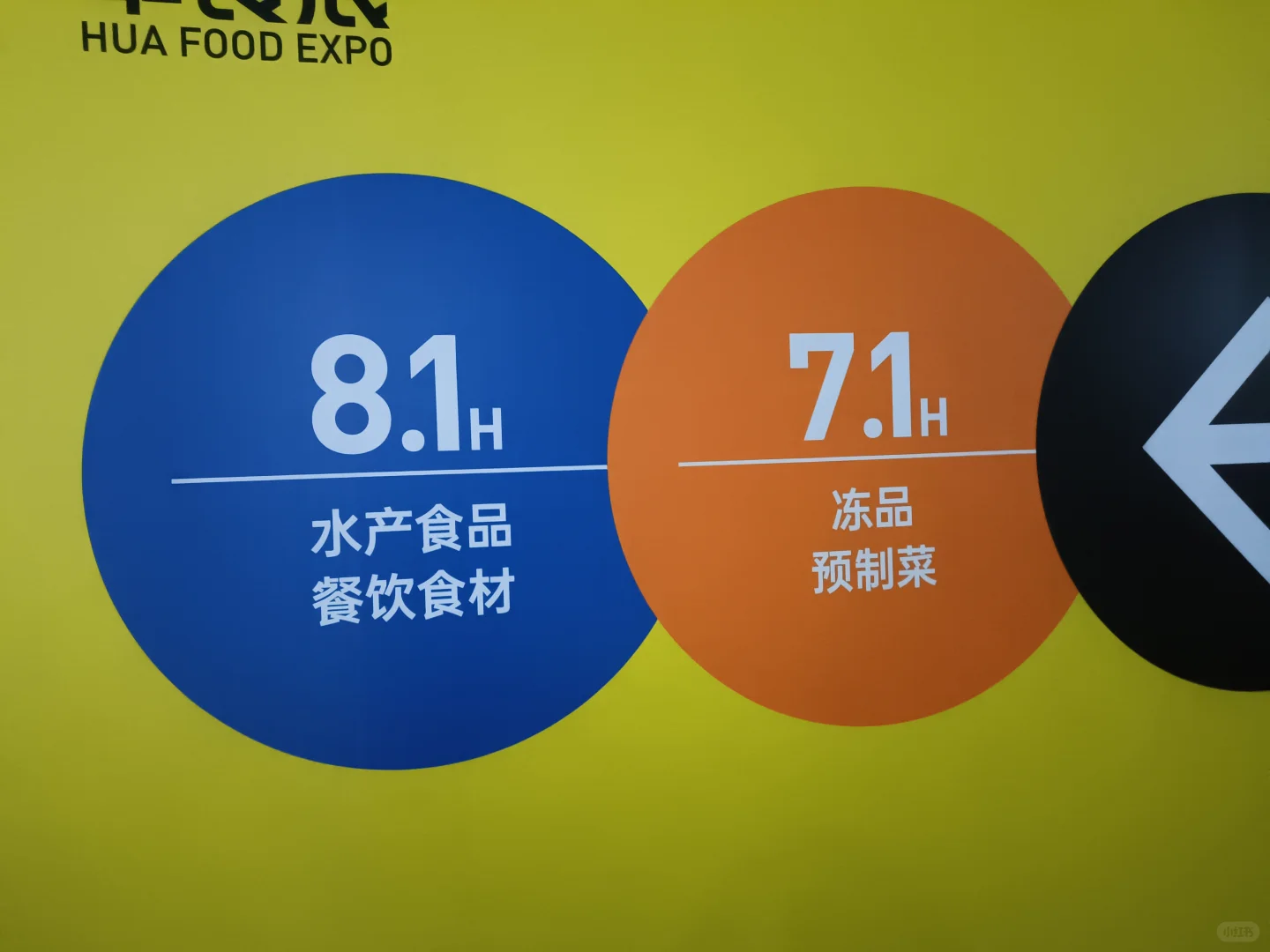 人挤人的华食展第一天