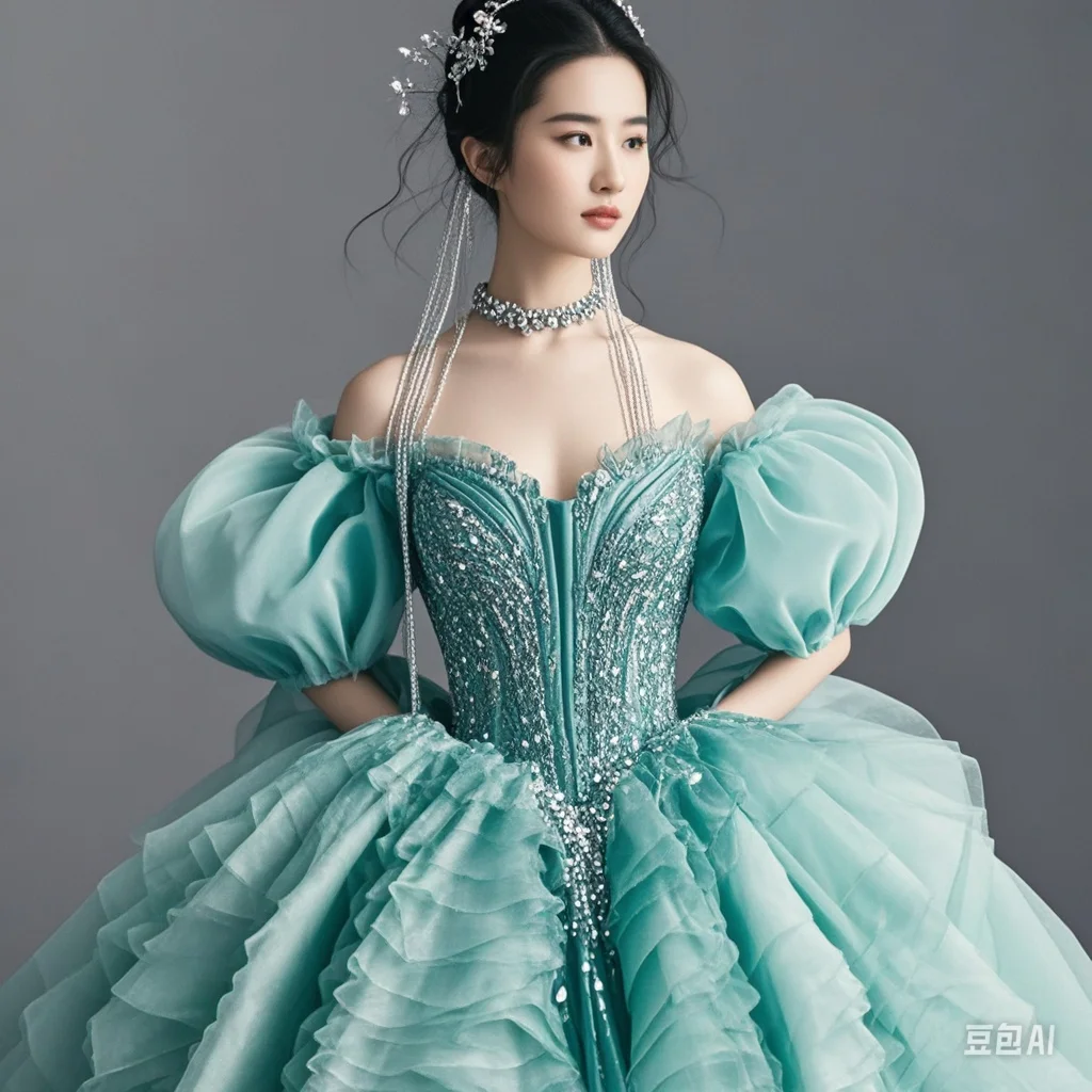 青色的菲菲公主，真的太美了😱😱😱