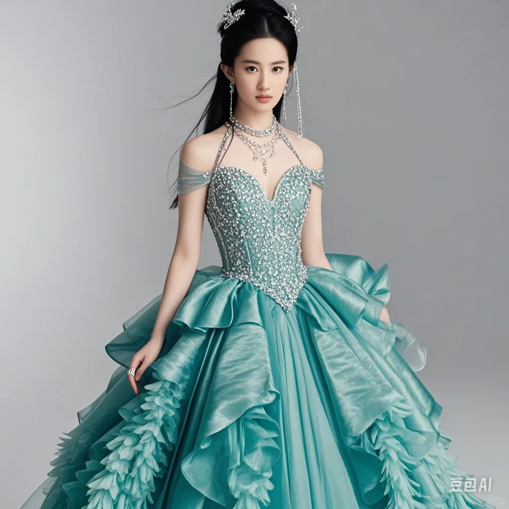 青色的菲菲公主，真的太美了😱😱😱