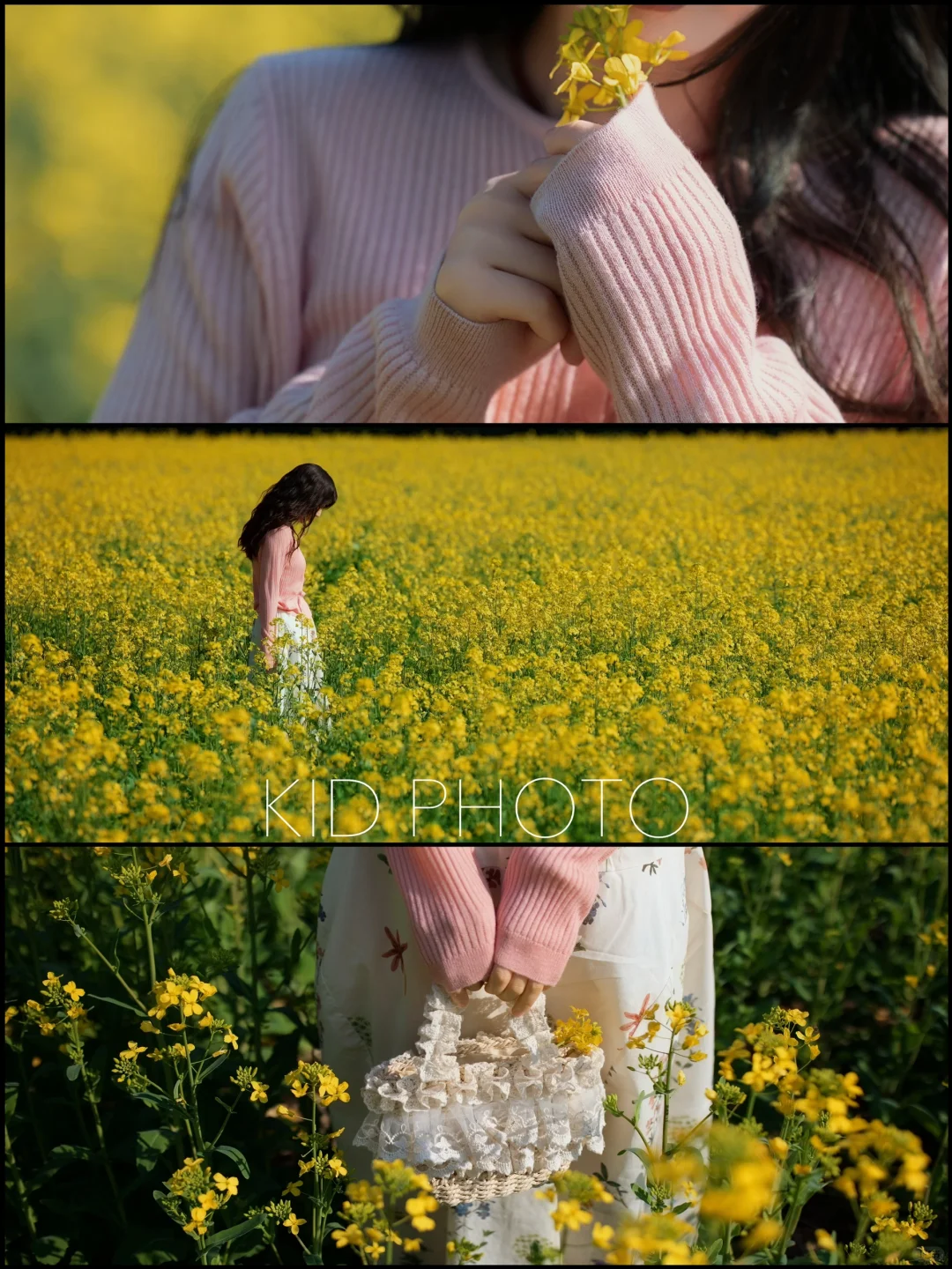 油菜花拍出油画感电影感一点点思路分享