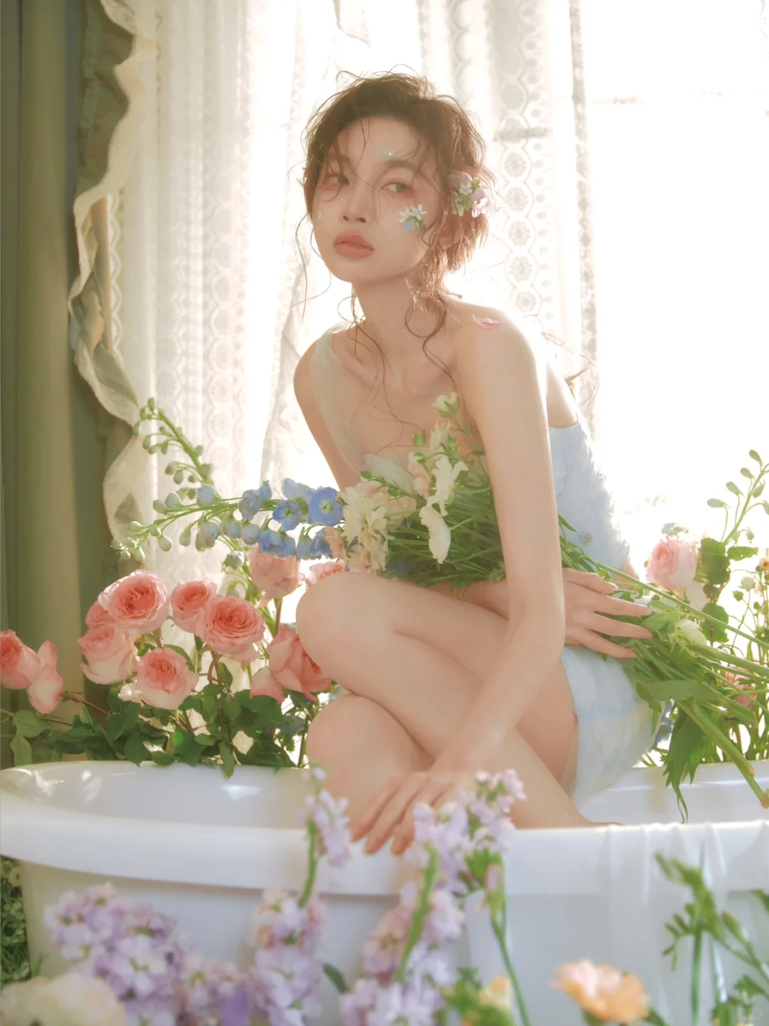 浪漫人间总是蓄满鲜花💐｜纯欲感拉满