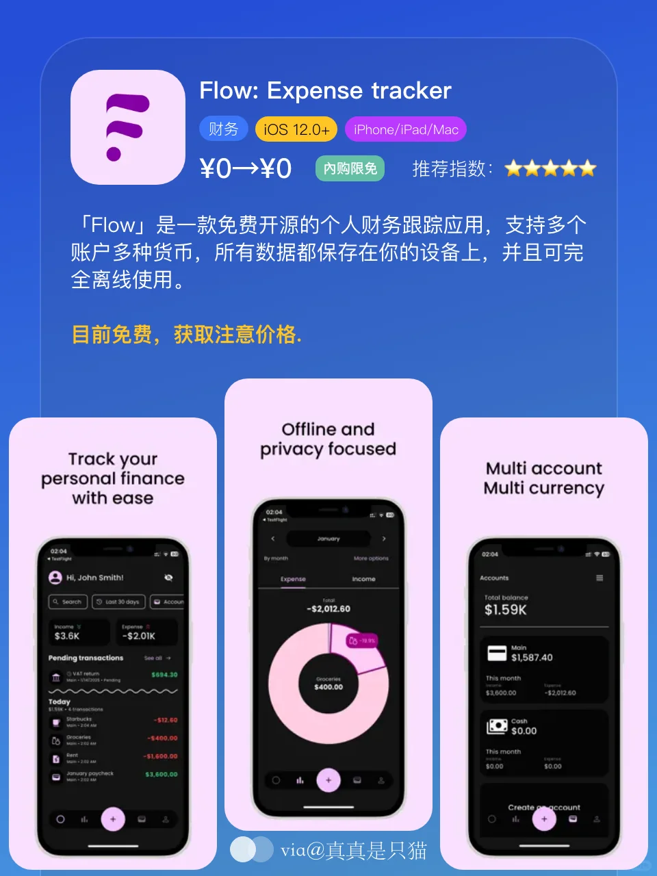 App Store今日限免｜¥478→¥0｜白嫖！