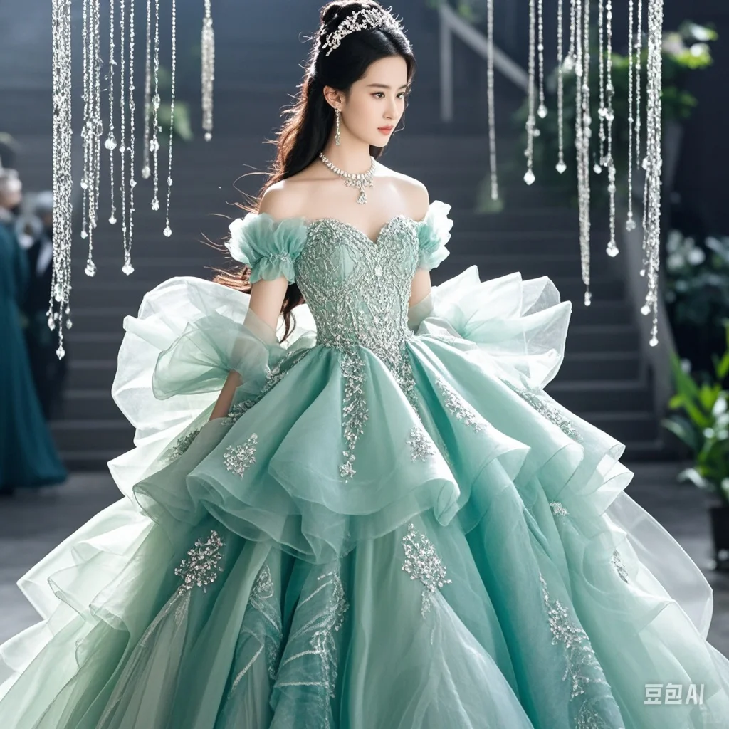 青色的菲菲公主，真的太美了😱😱😱