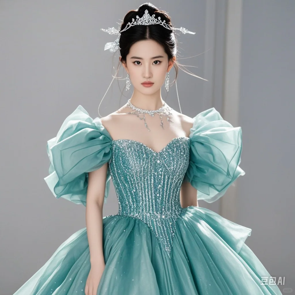 青色的菲菲公主，真的太美了😱😱😱