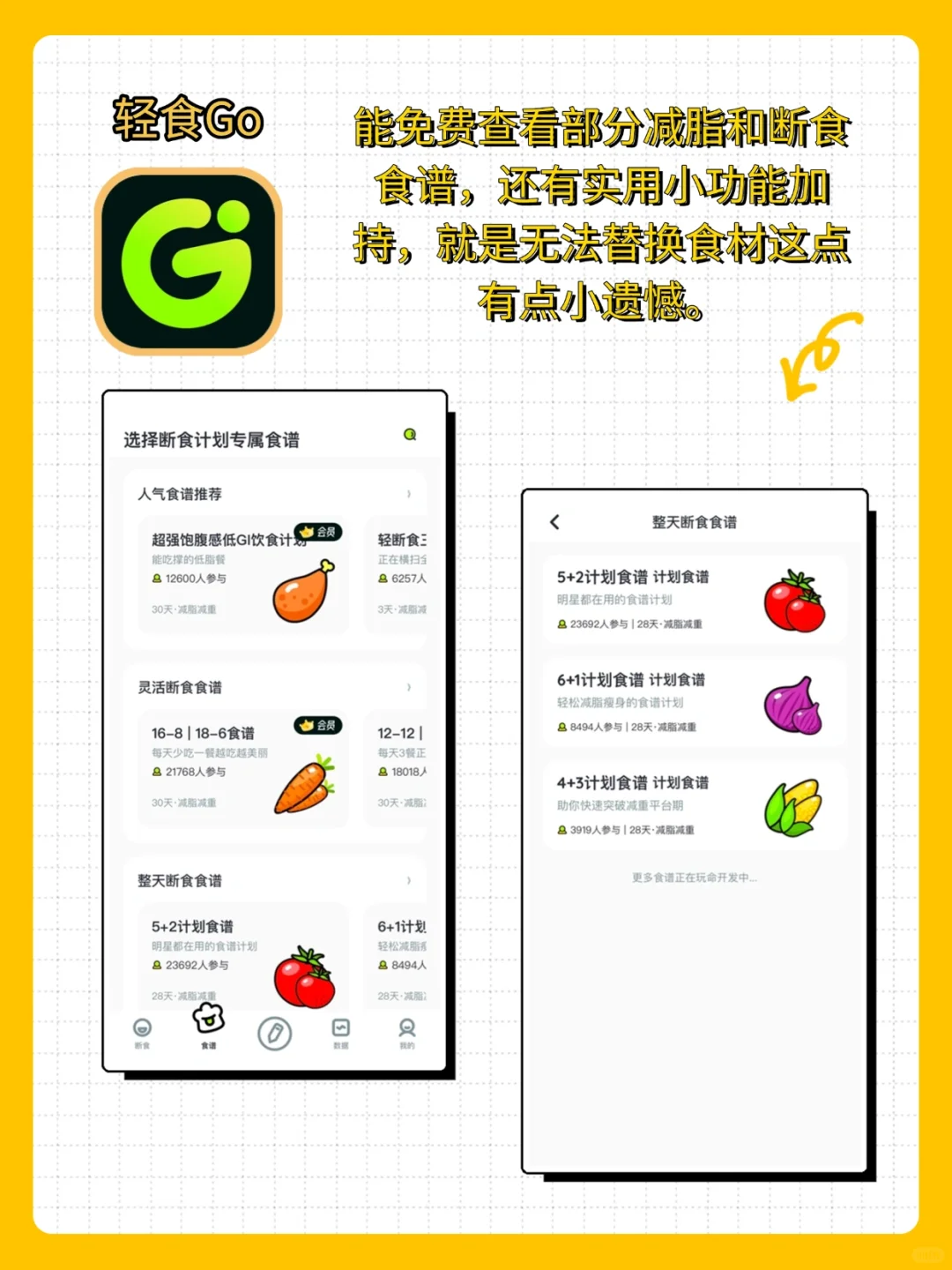 轻断食app实测！很好用
