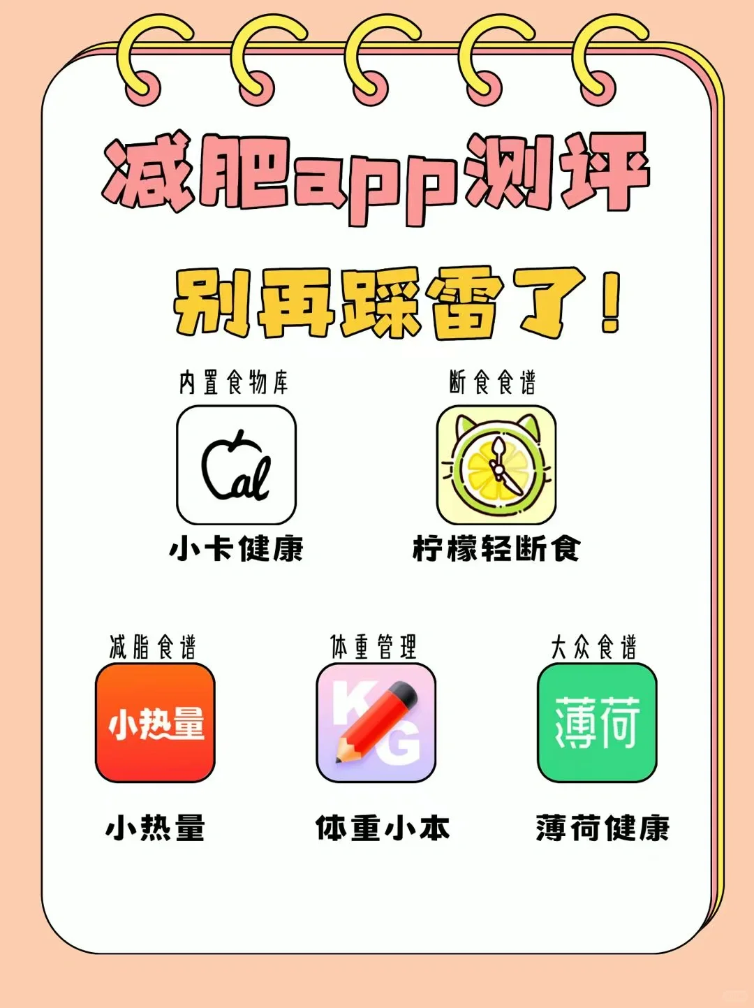新手小白不能错过的减肥app测评