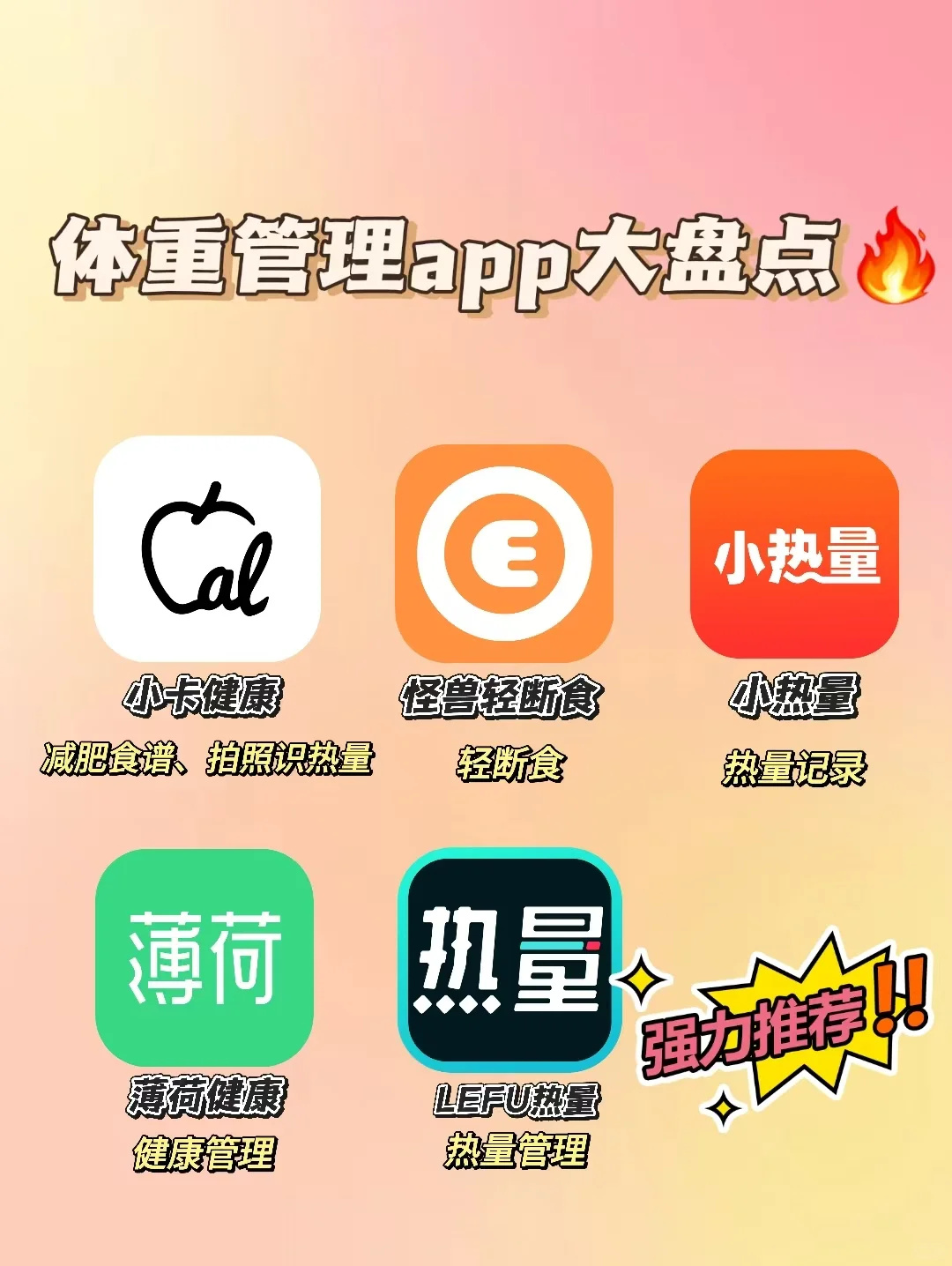 体重管理app大盘点🔥