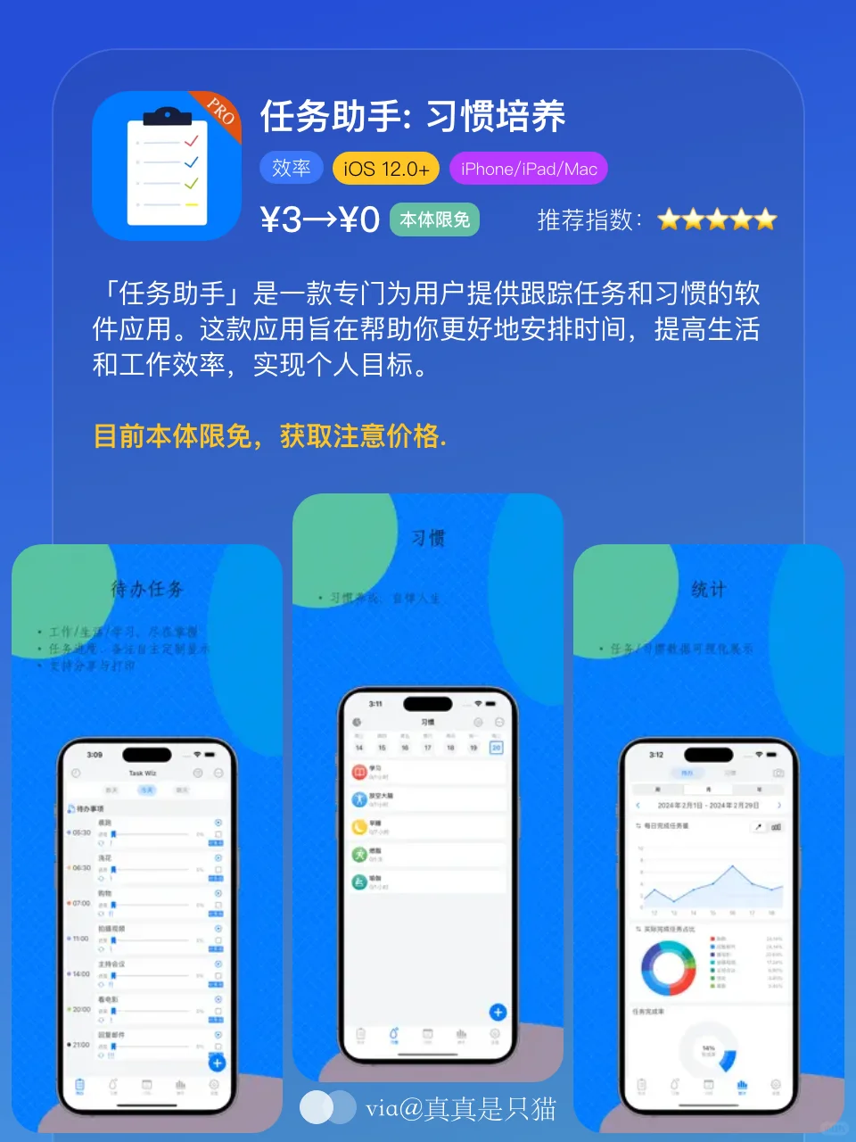 App Store今日限免｜¥950→¥0｜白嫖！